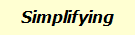 gehe zu simplify